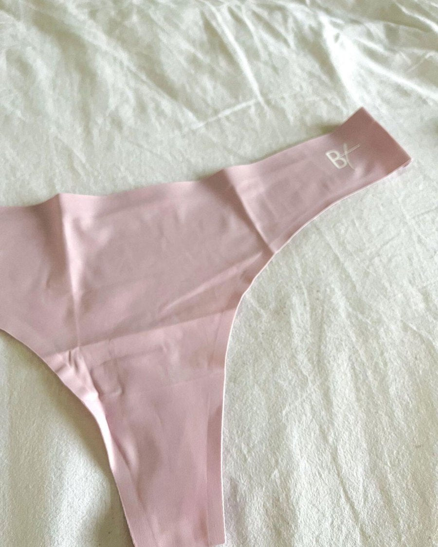 Customer photo: The Anywhere G in Pastel Pink, laid flat