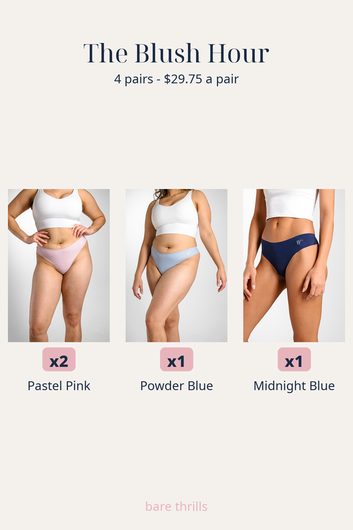 The Blush Hour - pack contents