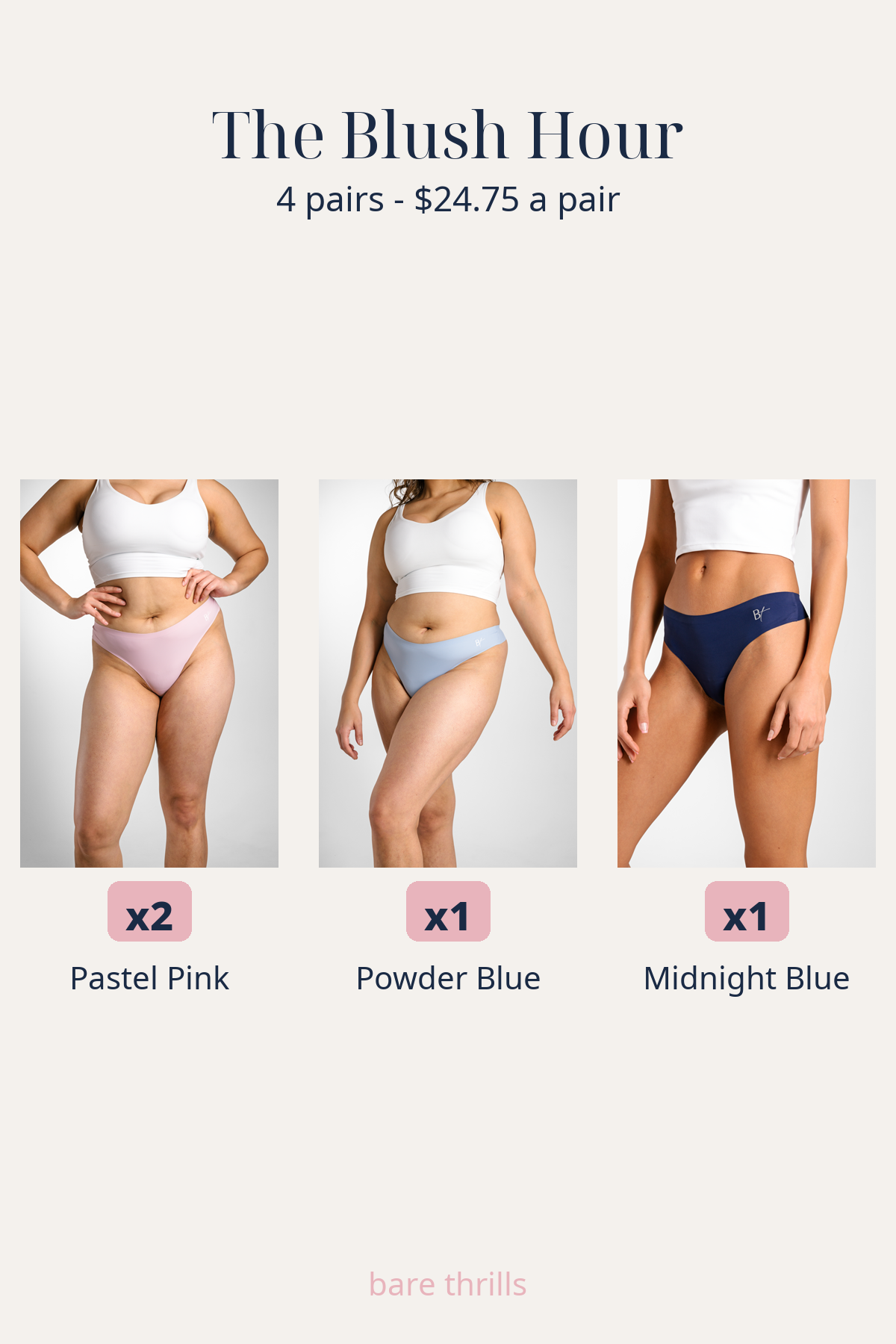 The Blush Hour - pack contents